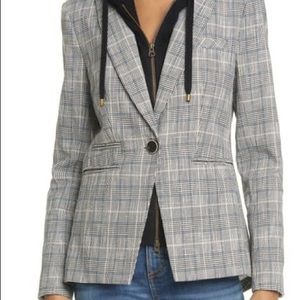 Veronica Beard Gia Plaid Dickey Jacket